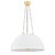 Clean and streamlined, Chiswick features a classic-chic White Plaster dome shade. The petite chain and metal finial detail...