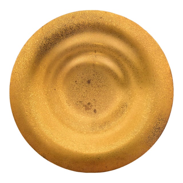 Tiffany Studios New York Bronze Doré Plate or Shallow Bowl For Sale