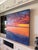 Contemporary Large Contemporary Oil Painting Cranes Over Sunset 48x48” For Sale - Image 3 of 17