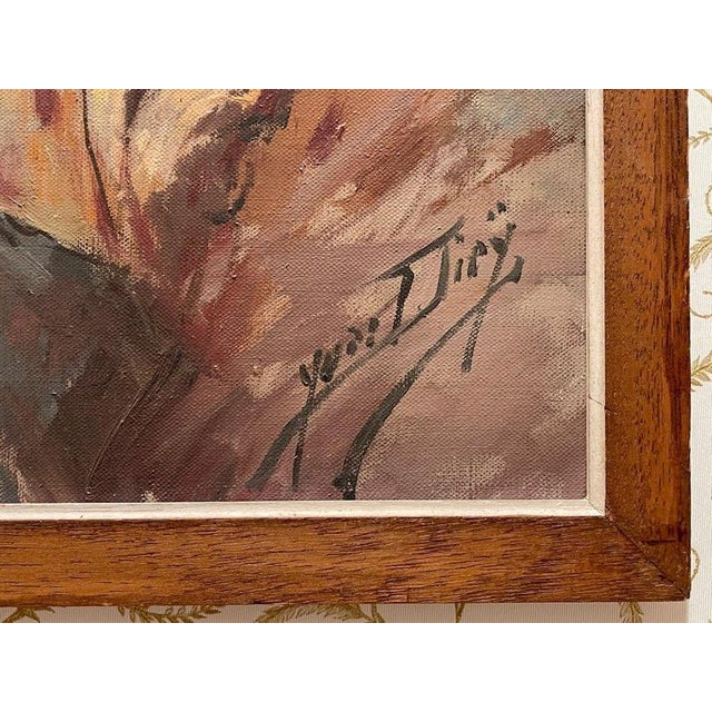 Yves Dieÿ, Breton Fishermen, Oil on Canvas For Sale - Image 7 of 12