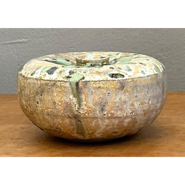 Vintage Abstract Ceramic Vessel For Sale - Image 10 of 18
