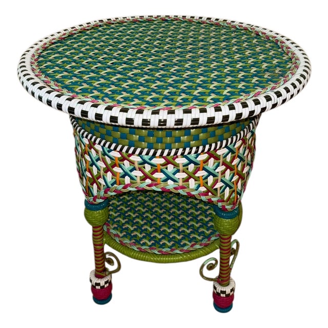 Mackenzie Childs Occasional Side Table For Sale