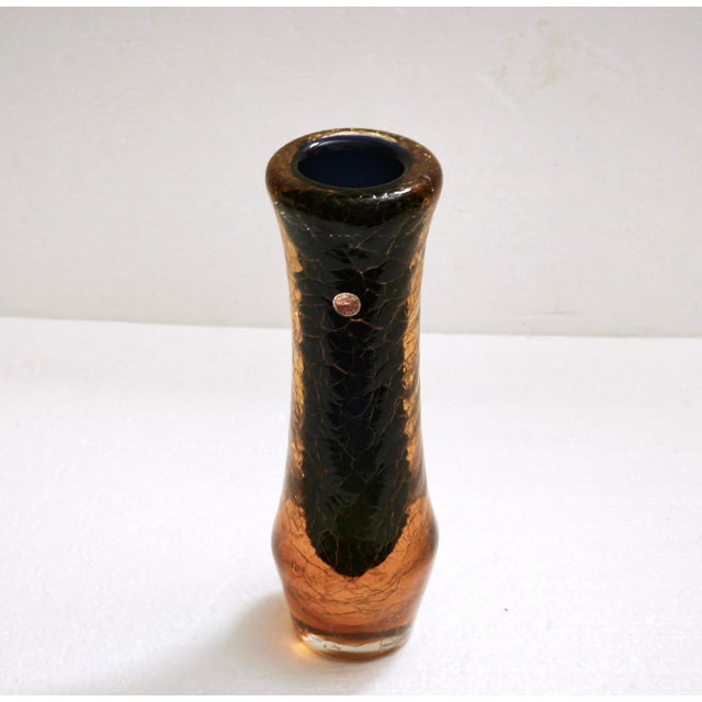 Vintage Murano Art Glass Vase, Italy, 1960s For Sale - Image 4 of 18