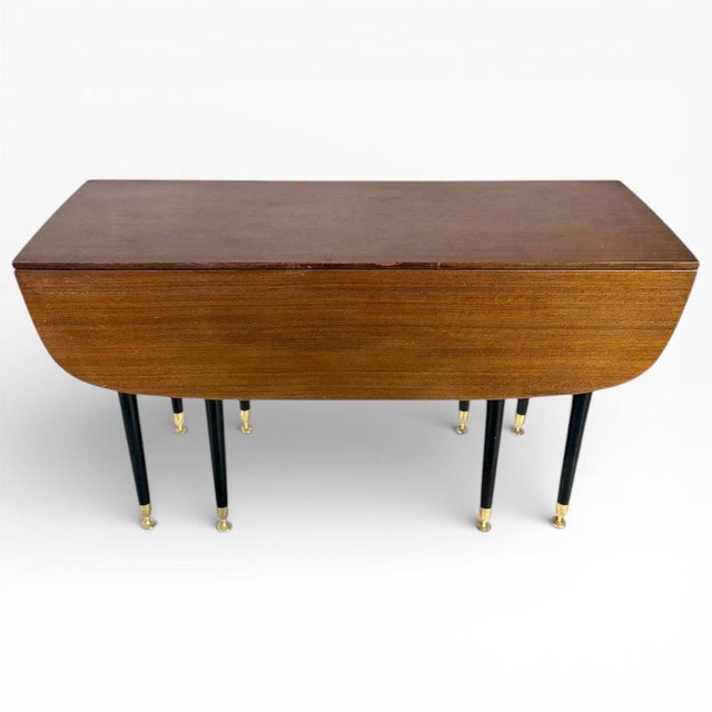 Modern Mid-Century Drop-Leaf Spider Leg Folding Table from G Plan For Sale - Image 3 of 11