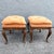 Drexel Vintage Louis XV-style Tufted Footstools/Benches by Drexel Heritage For Sale - Image 4 of 8