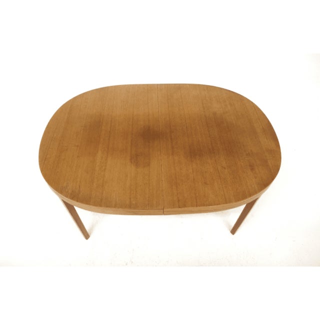 Swedish Oval Extendable Table in Teak from Tibro, 1950s For Sale - Image 4 of 6