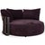 Scarlett Fabric Two-Seater Sofa in Lilac, Aubergine, and Violet with Casters by Poltrona Frau For Sale - Image 18 of 18