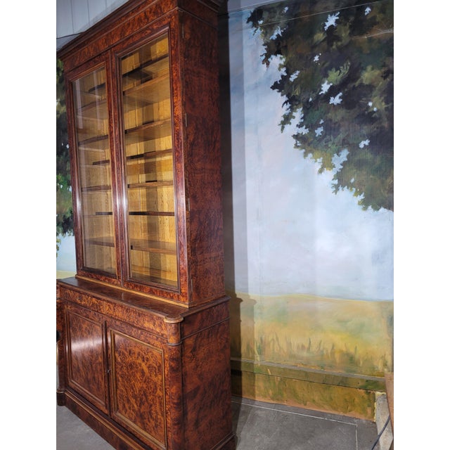 Large Antique Bookcase in Wood, 1800s For Sale - Image 10 of 13