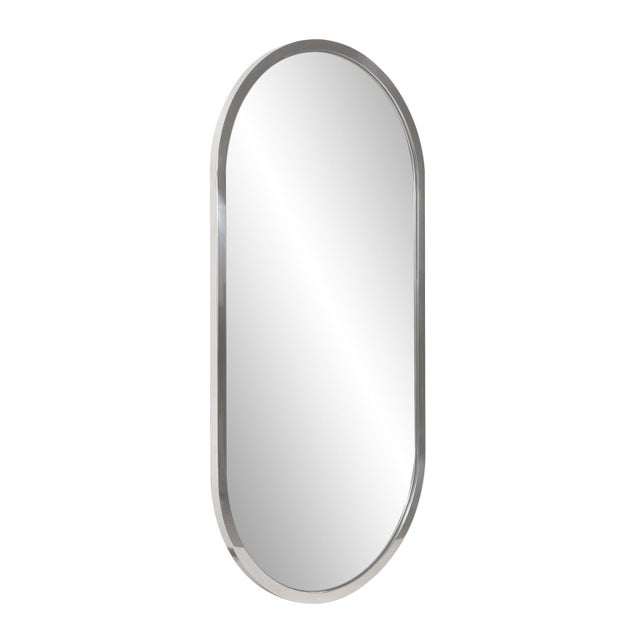 Our Simone Mirror is a simple yet undeniably stunning! Updated in a NEW capsule shape with a thin polished stainless steel...
