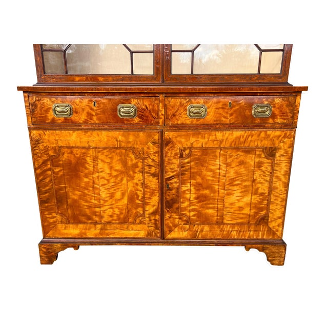 George III Satinwood Cabinet For Sale - Image 9 of 12