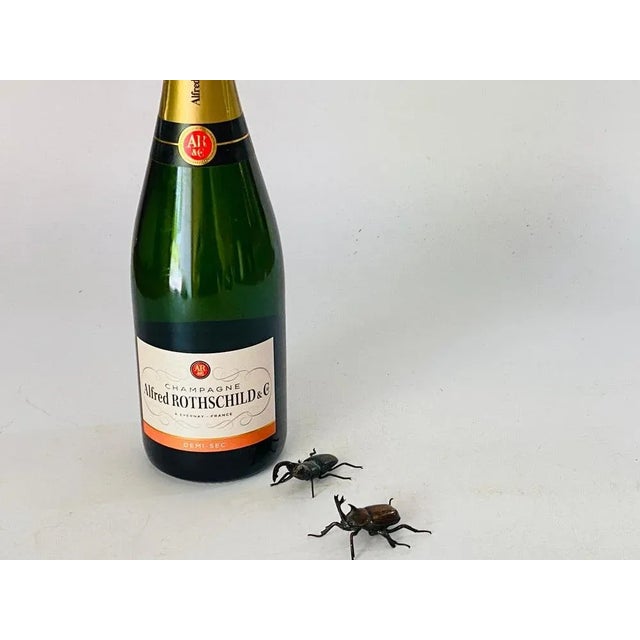 Brown Antique Austrian Vienna Bronze Figurines, 1890s, Set of 2 For Sale - Image 8 of 9