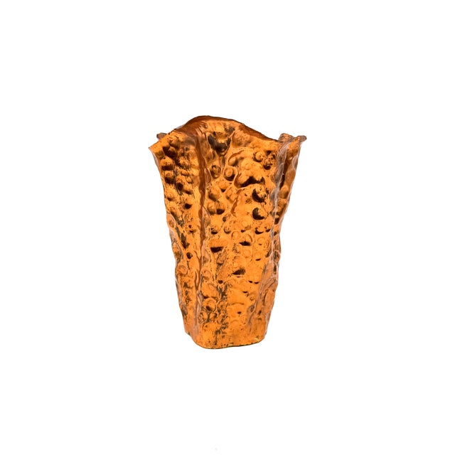 Mid-Century Copper Vase by Angelo Bragalini, Bologna, Italy, 1960s For Sale - Image 10 of 17