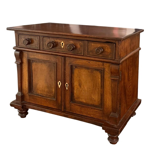Wood Italian Inlaid Tabletop Chest With Secret Compartments and Key For Sale - Image 7 of 12