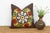 Textile Multicolor Suzani Medallion Pillow Cover For Sale - Image 7 of 7