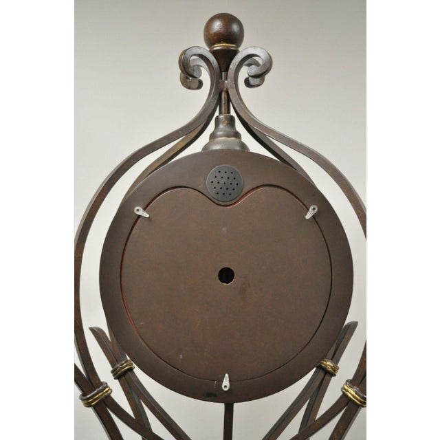 Howard Miller Vercelli Grandfather Clock Tall Wrought Iron Standing