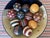 American Set of 12 Patriotic American Hand Painted Wooden 3” Decorative Balls 4th of July For Sale - Image 3 of 7