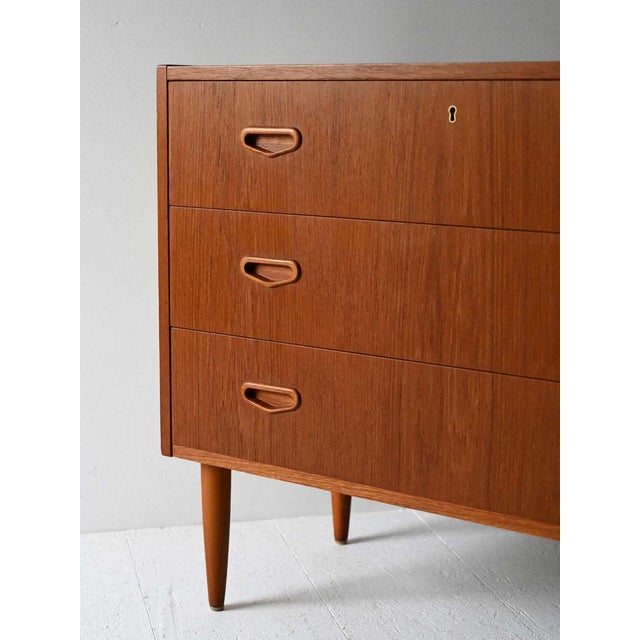 1960s Scandinavian Teak Chest of Drawers, 1960s For Sale - Image 5 of 9