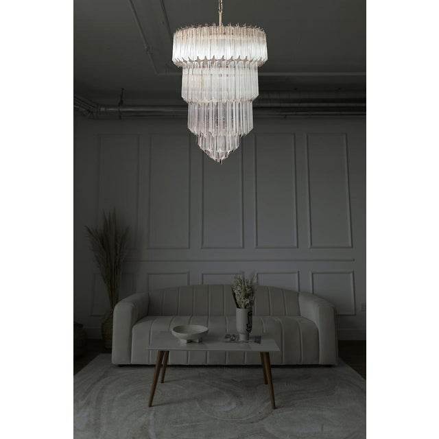Vintage Murano Glass Chandelier, 1980 For Sale - Image 8 of 18
