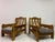 Vintage Brutalist Oak Armchairs, 1960s, Set of 2 For Sale - Image 11 of 12