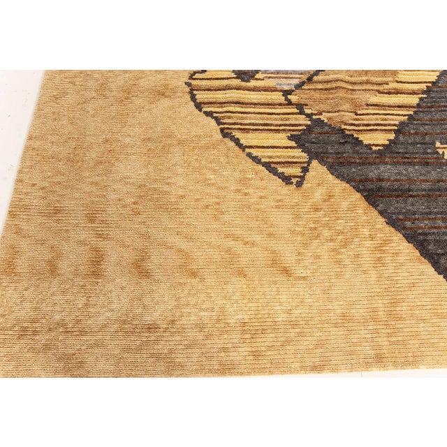 Brown Contemporary Sauron Textural Rug by Doris Leslie Blau For Sale - Image 8 of 11