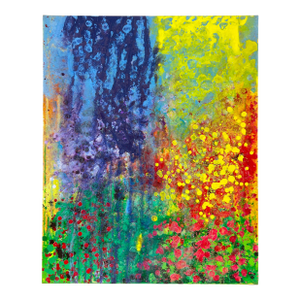 "Garden Series #4" - Abstract Expressionist Composition in Acrylic by Charles David Francis