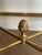 Brass 1940s Neoclassical style brass nesting tables. French work by Maison Jansen. For Sale - Image 8 of 12