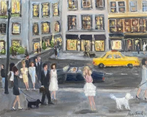 Sex and the City, Original Oil Painting by Alice Ford