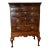 English Queen Anne Chest on Stand 18th Century Burl Walnut For Sale