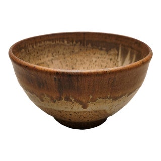 Studio Pottery Bowl by Nancy Valk For Sale