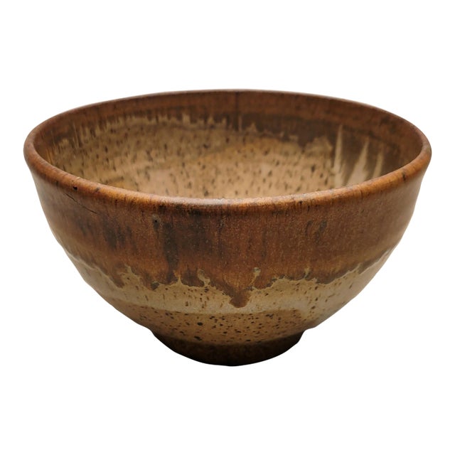 Studio Pottery Bowl by Nancy Valk For Sale