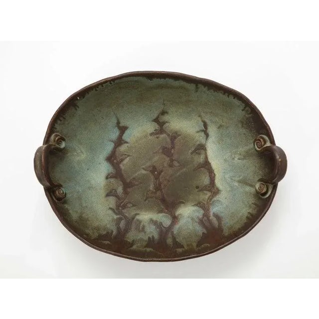 1960s Studio Made Pottery Decorative Bowl For Sale In New York - Image 6 of 13