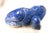 Miniature Well-Carved Frog of Lapiz Lazuli Stone - Frankie the Frog! For Sale In Miami - Image 6 of 17