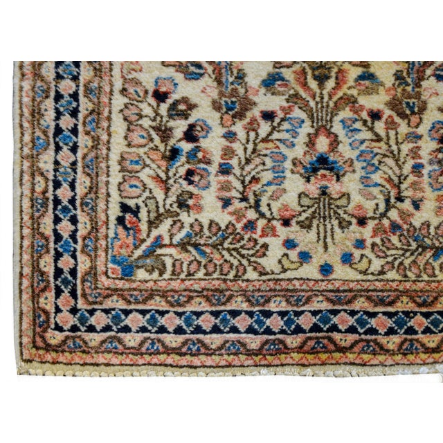 Early 20th Century Vintage Sarouk Rug For Sale - Image 9 of 11