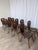 Vintage Brutalist Rustic Farmhouse Wooden Dining Chair, 1970s, Set of 8 For Sale - Image 17 of 18