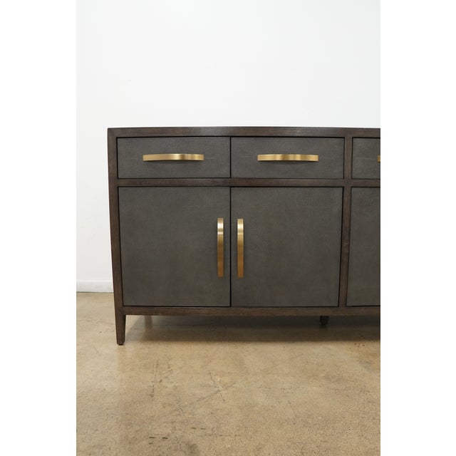 Bassett Emilia Shagreen Credenza For Sale - Image 9 of 18