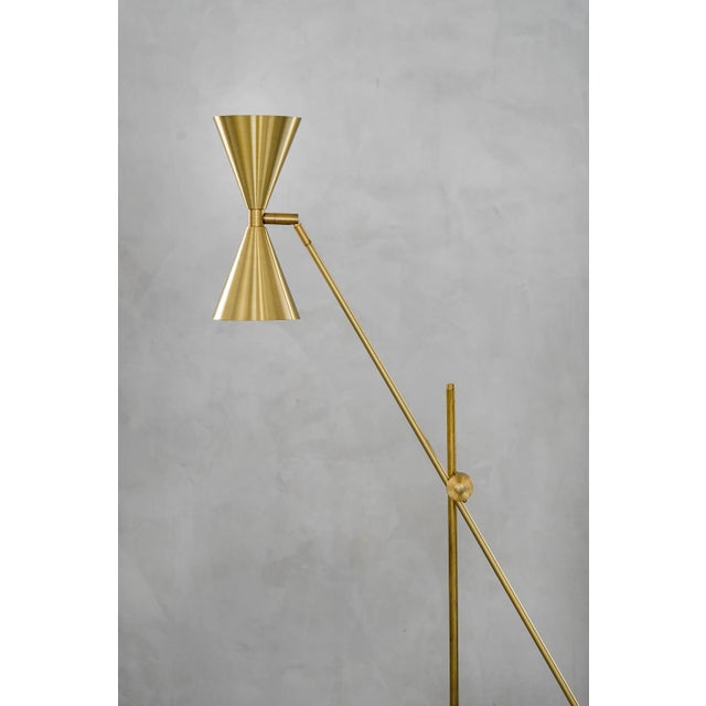 Contemporary Cone Double Floor Lamp by Contain For Sale - Image 3 of 5
