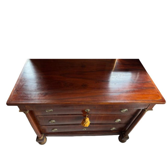 Empire Tuscan Chest of Drawers, 1820s For Sale - Image 6 of 18
