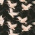 Swatch for Fringe Ottoman in Crane Flock Ink Oga For Sale
