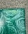 Exceptional Late 20th Century Vintage Hollywood Regency Faux Malachite Parsons Sofa Table For Sale - Image 10 of 10