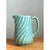 Vintage Aqua Swirl Ceramic Pitcher For Sale - Image 10 of 12