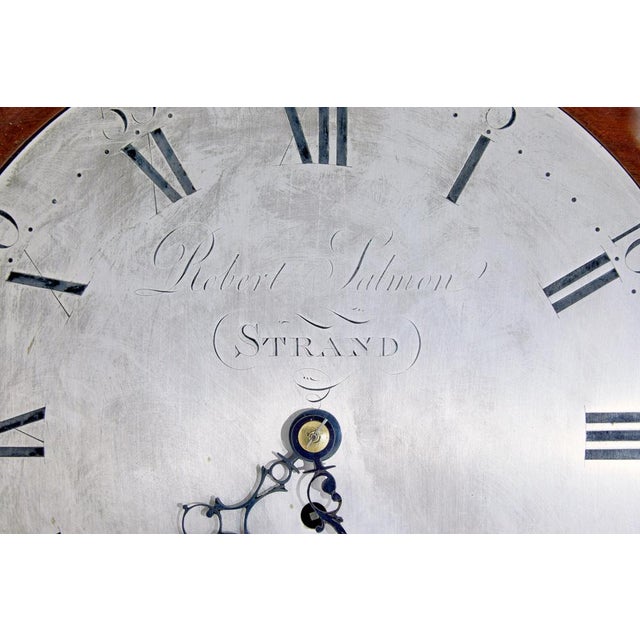 Metal Antique Georgian Wall Clock by Robert Salmon, 1780 For Sale - Image 7 of 9