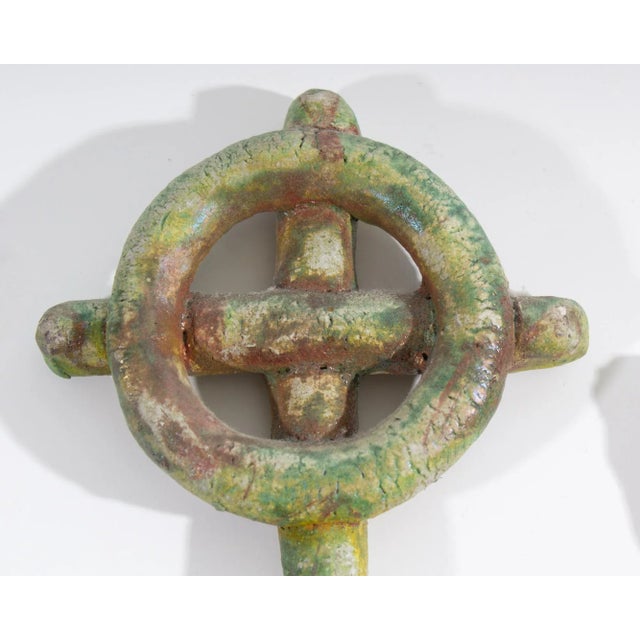 Ceramic 1991 “Essential Equation” Abstract Ceramic Wall Sculptures by Ana England For Sale - Image 7 of 10