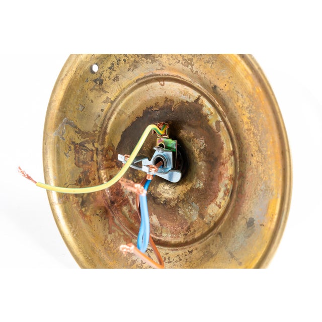 Ceiling Lamps with Glass Shades, Vienna, 1920s, Set of 2 For Sale - Image 14 of 16