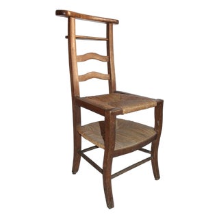 19th Century High Chair With Lift Top Seat For Sale