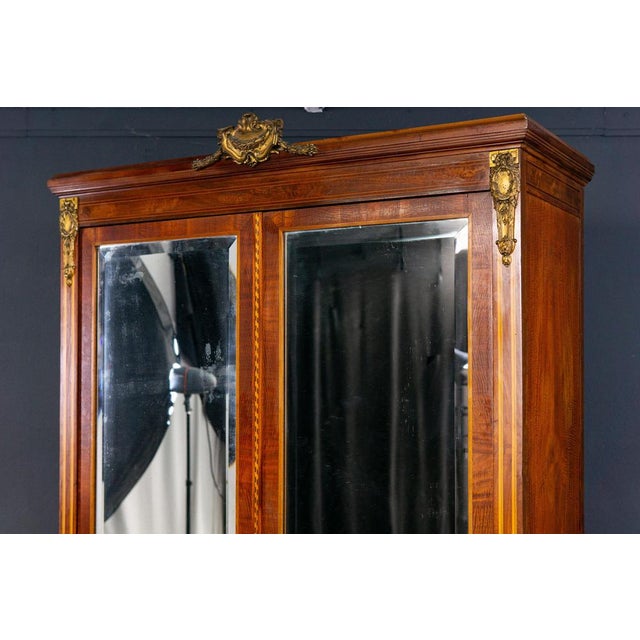 Vintage Brown Laundry Wardrobe For Sale - Image 13 of 18