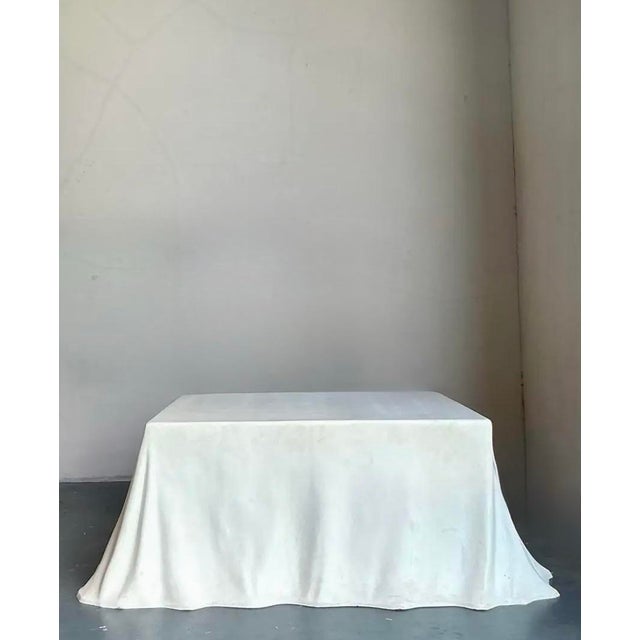 Mid 20th Century Vintage Regency Molded Fiberglass “Tovaglia” Coffee Table After Alberto Bazzani for Studio Tretach For Sale - Image 12 of 12