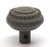 Traditional Vintage Concentric Beaded Bronze Interior Door Knob For Sale - Image 3 of 4