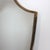 Mid-Century Modern Italian Wall Mirror with Beaded Brass Frame by Gio Ponti, 1950s For Sale - Image 11 of 15
