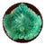 19th Century English Majolica Begonia Leaf Plate For Sale