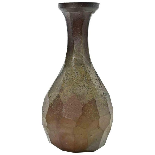 Ceramic Sake Server attributed to Nobuhito Nakaoka Tokkuri, Late 20th Century For Sale - Image 5 of 5